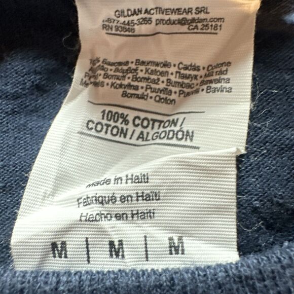 NCAA Gonzaga Bulldogs Basketball 2017 Sweet 16 Navy Graphic T Shirt Mens Medium - Picture 7 of 8